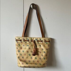 Dooney & Bourke  Multicolor Logo Shoulder Bag